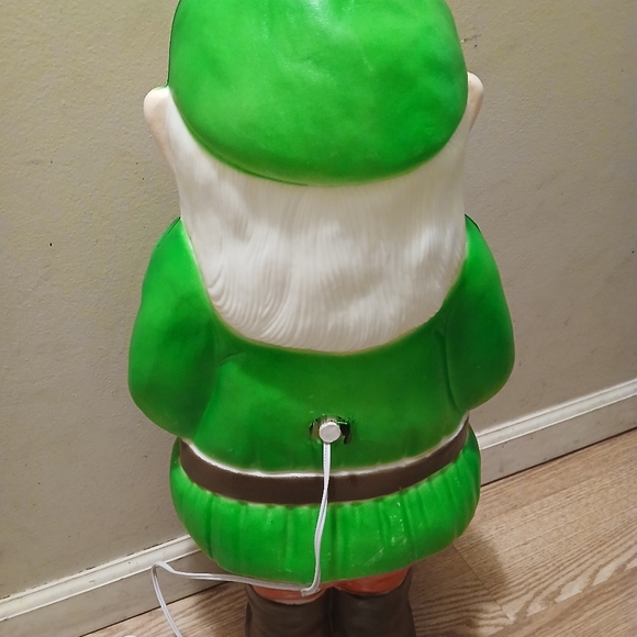 Elf Blow Mold 28" Vtg 1990 Union Products Christmas Santa's Helper - Picture 3 of 7